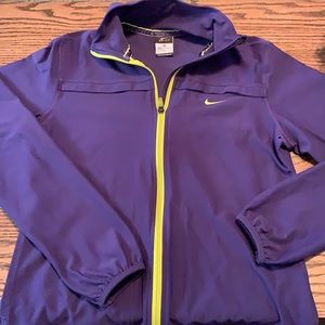 Nike Jackets \u0026 Coats | Purple Nike Dri-Fit Jacket | Color: Green/Purple | Size: M | Jleephillips's Closet